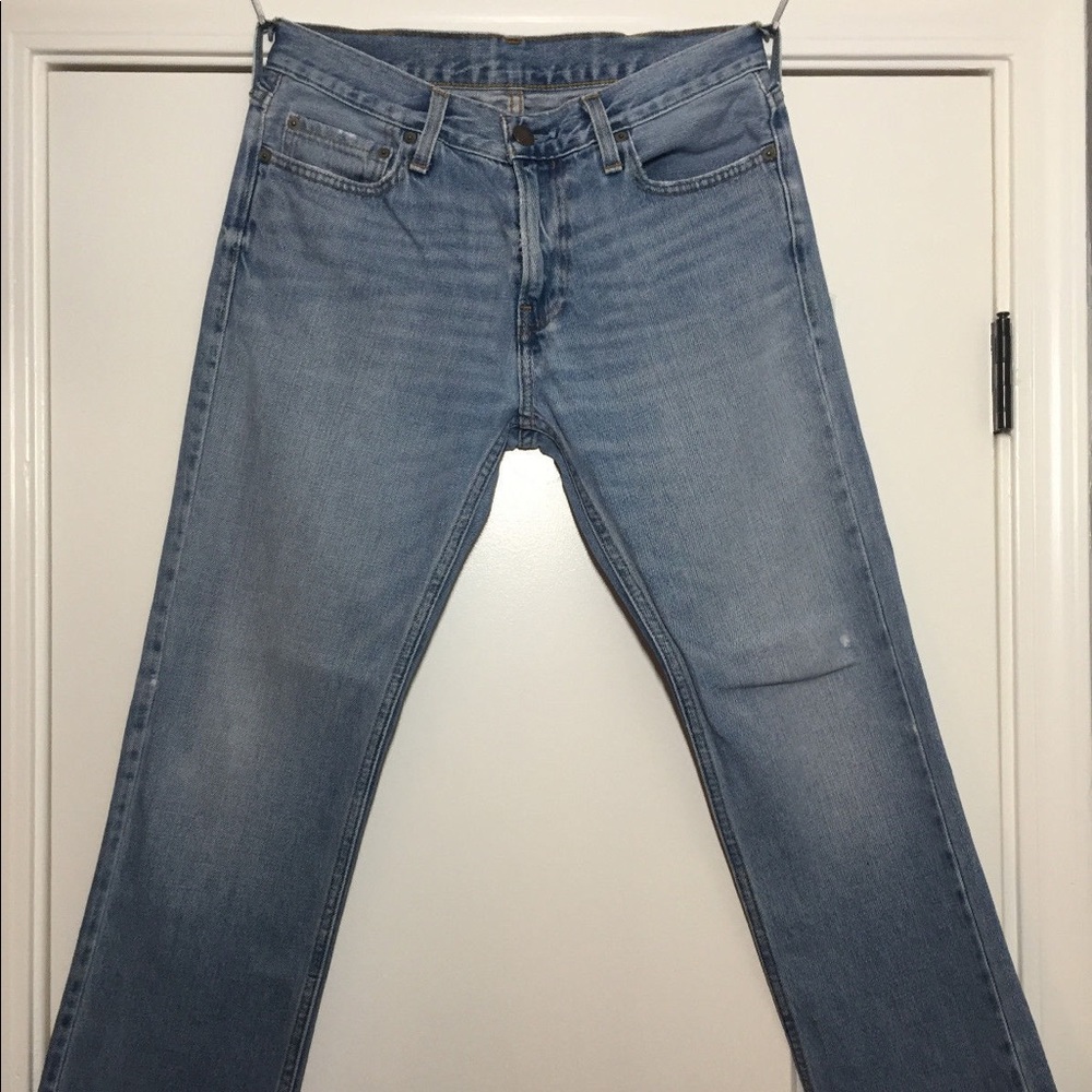 Hollister Men’s Slim Straight Jeans Light Wash